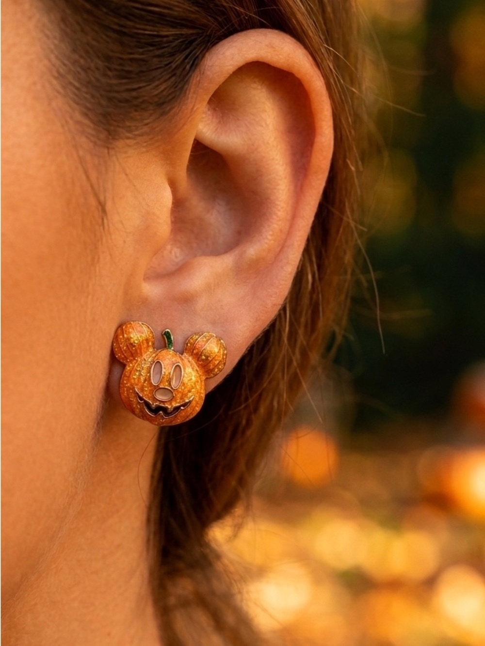 Baublebar Pumpkin Mickey Earrings